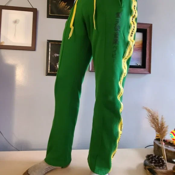 RARE Japan joggers Harajuku lovers vintage y2k 90s track Rave Pants Festival